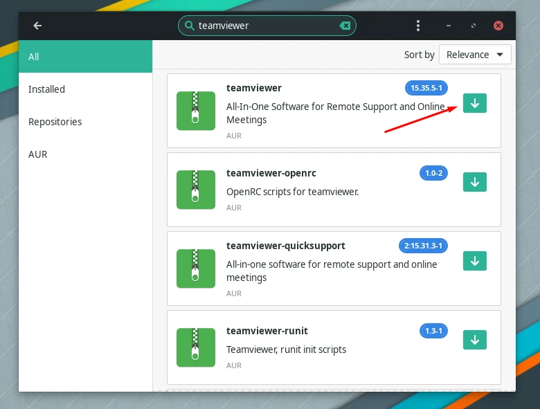 Installing TeamViewer on Manjaro