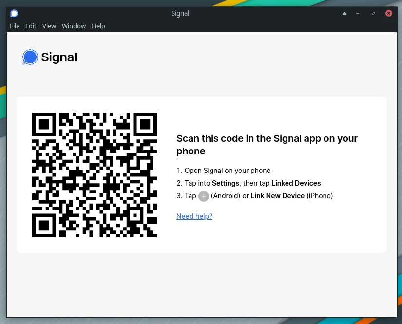 Opening Signal on Manjaro