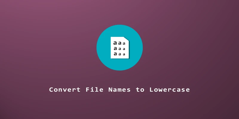Convert File Names To Lowercase Linux Nightly