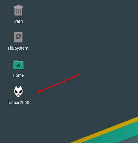 Foobar2000 desktop shortcut icon