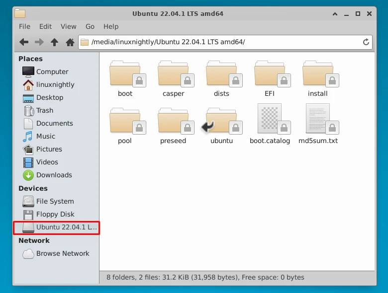 Viewing content of an ISO file in Xubuntu