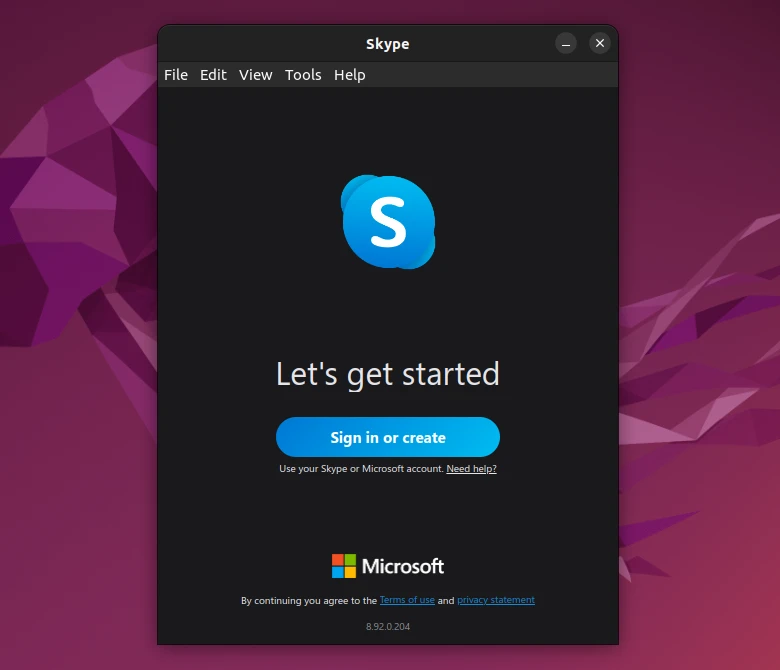 Opening Skype on Ubuntu from the terminal