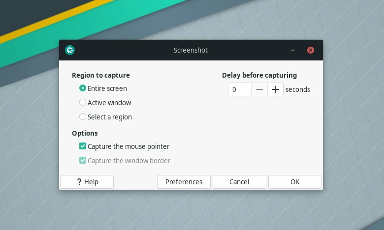 Accessing to the Screenshot software on Manjaro