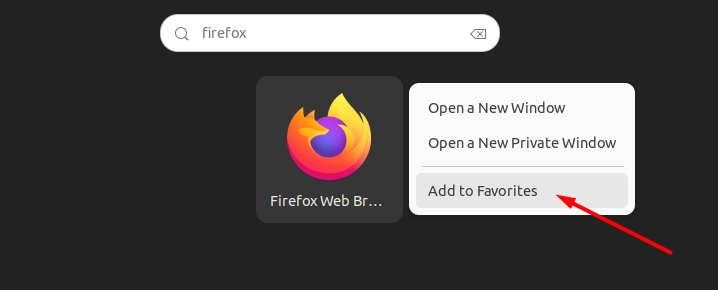 Adding Firefox to the quick launch dock